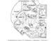 3 bed, 3 bath condo floor plan; open layout with balcony at 1925 S Atlantic Ave # 502, Daytona Beach, FL 32118