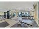 Well-equipped fitness center with various exercise machines and weights at 1925 S Atlantic Ave # 502, Daytona Beach, FL 32118