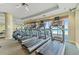 Fitness center with multiple treadmills and ocean views at 1925 S Atlantic Ave # 502, Daytona Beach, FL 32118