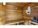 Clean and modern sauna with wooden interior at 1925 S Atlantic Ave # 502, Daytona Beach, FL 32118