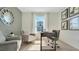 Home office featuring two armchairs, a desk, and large window at 2121 Pigeon Plum Dr, Haines City, FL 33844