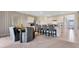 Bright kitchen with stainless steel appliances and an island at 2121 Pigeon Plum Dr, Haines City, FL 33844
