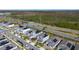 Aerial view of houses and neighborhood at 12027 Language Way, Orlando, FL 32832