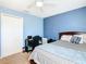 Spacious bedroom with a desk and large bed at 1218 Coda Ct, Dundee, FL 33838