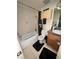 Clean bathroom with a shower/tub combo, toilet, and wood vanity at 2810 Plaza Terrace Dr # 2810, Orlando, FL 32803