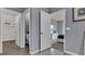 Bathroom with toilet, shower, and additional closet at 2952 Waterlily Way, Poinciana, FL 34759