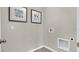 Small laundry room with washer and dryer hookups at 2952 Waterlily Way, Poinciana, FL 34759