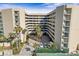 Oceanfront building with tennis court and courtyard at 4575 S Atlantic Ave # 6209, Ponce Inlet, FL 32127