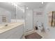 Clean condo bathroom with shower and toilet at 4575 S Atlantic Ave # 6209, Ponce Inlet, FL 32127