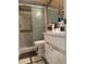 Clean bathroom with a shower/tub combo and vanity at 5818 Elon Dr, Orlando, FL 32808