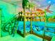 Jungle-themed bedroom with bunk beds and vibrant dinosaur murals at 6234 Sand Skipper Rd, Orlando, FL 32821