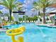 Refreshing community pool with play features for all ages at 6234 Sand Skipper Rd, Orlando, FL 32821