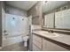 Clean bathroom with a tub, toilet and vanity at 831 Camargo Way # 203, Altamonte Springs, FL 32714