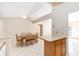 Dining area with wood table and chairs, near kitchen at 1073 Humphrey Blvd, Deltona, FL 32738