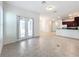 Spacious dining area with tile floors and access to backyard at 12285 Joshua Tree Trl, Windermere, FL 34786