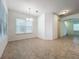 Bright dining area with tile floors and a chandelier at 12285 Joshua Tree Trl, Windermere, FL 34786