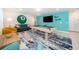 Fun game room with pool table and comfortable seating at 1230 Aloha Blvd, Davenport, FL 33897