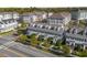 Aerial view of townhomes in a neighborhood setting at 2097 Celebration Blvd, Celebration, FL 34747