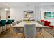 Elegant dining room with large table and modern chairs at 3359 Hanging Tide St, Winter Garden, FL 34787
