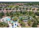 Aerial view of community lazy river at 5303 Wildwood Way, Davenport, FL 33837