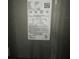 Detailed product information label on the electric heater at 1170 S Central Ave, Apopka, FL 32703