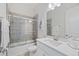 Clean bathroom with a shower/tub combo at 159 Golden Noble St, Kissimmee, FL 34747