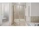 Bathroom with a shower and modern finishes at 159 Golden Noble St, Kissimmee, FL 34747