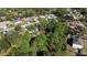 Aerial view showcasing the home's private backyard setting at 3077 Norlina St, Deltona, FL 32738