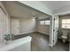 Main bathroom with tile floors and access to bedroom at 3522 E Kaley Ave, Orlando, FL 32806