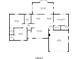 1,586 sq ft home floor plan with 2 bedrooms and 2 baths at 5851 Edouard St, Oviedo, FL 32765