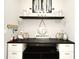 Convenient drop zone with black countertop and storage at 5427 Hanover Square Dr, St Cloud, FL 34771