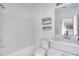 Bathroom with bathtub, toilet and vanity at 381 Citrine Loop, Kissimmee, FL 34758