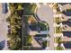 House with solar panels, cul-de-sac, and neighborhood view at 441 Tallow Wood Cir, Debary, FL 32713