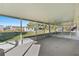 Spacious screened-in patio overlooking the backyard at 2588 Sun Acres Blvd, Auburndale, FL 33823