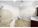Clean bathroom with a large bathtub and updated fixtures at 3334 Mount Tabor Rd, Lakeland, FL 33810