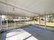 Spacious screened porch overlooking the backyard at 3334 Mount Tabor Rd, Lakeland, FL 33810