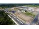 Aerial view of new houses under construction in a residential area at 5298 Teirgarten St, St Cloud, FL 34771