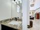 Elegant bathroom with granite vanity and a modern sink at 944 Torrey Pine Dr, Winter Springs, FL 32708