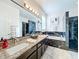Primary bathroom with double sinks, granite countertop and soaking tub at 944 Torrey Pine Dr, Winter Springs, FL 32708