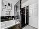Bathroom with a walk-in shower and soaking tub at 944 Torrey Pine Dr, Winter Springs, FL 32708