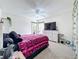 Bedroom with a double bed, dresser, and ceiling fan at 944 Torrey Pine Dr, Winter Springs, FL 32708