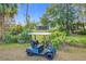 Golf cart parked on the grass near homes at 944 Torrey Pine Dr, Winter Springs, FL 32708