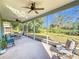 Spacious screened porch overlooking backyard at 944 Torrey Pine Dr, Winter Springs, FL 32708