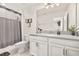 Well-appointed bathroom with vanity, modern fixtures, and shower/tub combo at 1474 Olympic Club Blvd, Champions Gate, FL 33896