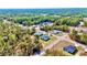 Aerial view of a residential area featuring new construction homes and ample green space at 14949 Sw 65Th Avenue Rd, Ocala, FL 34473