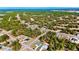 Wide aerial view of a neighborhood, showcasing new homes and surrounding natural scenery at 14949 Sw 65Th Avenue Rd, Ocala, FL 34473