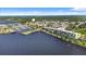 Drone shot of waterfront property near marina at 225 W Seminole Blvd # 512, Sanford, FL 32771
