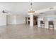 Open living area with hardwood floors and water views at 225 W Seminole Blvd # 512, Sanford, FL 32771