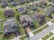 Aerial view of residential neighborhood with single-Gathering homes at 2731 Flintlock Ave, Clermont, FL 34711