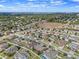 Bird's-eye view showcasing a well-planned community with diverse housing options at 2731 Flintlock Ave, Clermont, FL 34711